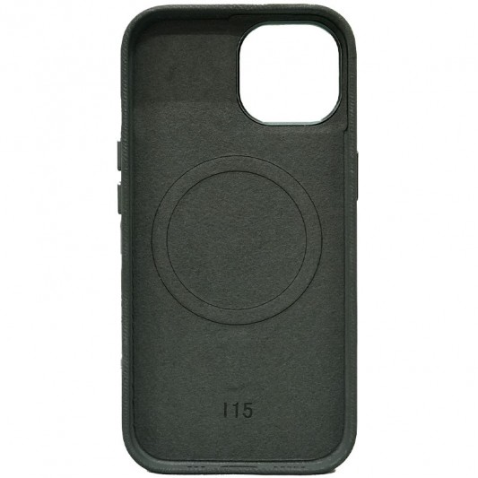 Чохол Denim with MagSafe для Apple iPhone 15 (6.1") Pine needle - зображення 2 