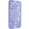 TPU+PC чехол Secret Garden with MagSafe для Apple iPhone 12 (6.1"), Lilac