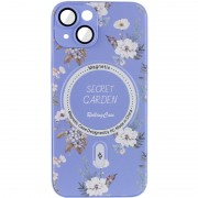 TPU+PC чехол Secret Garden with MagSafe для Apple iPhone 15 (6.1") Lilac