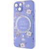 TPU+PC чехол Secret Garden with MagSafe для Apple iPhone 15 (6.1"), Lilac