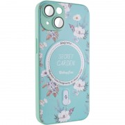 TPU+PC чехол Secret Garden with MagSafe для Apple iPhone 15 (6.1"), Mint