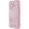 TPU+PC чехол Secret Garden with MagSafe для Apple iPhone 15 (6.1"), Pink