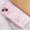 TPU+PC чехол Secret Garden with MagSafe для Apple iPhone 15 (6.1"), Pink
