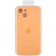 Чохол Silicone Case Full Camera Protective (AA) Apple iPhone 15 (6.1"), Помаранчевий / Cantaloupe