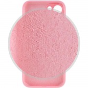 Чехол Silicone Case Full Camera Protective (AA) для Apple iPhone 15 (6.1"), Розовый / Light pink