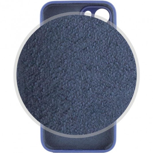Чехол Silicone Case Full Camera Protective (AA) для Apple iPhone 15 (6.1") Синий / Deep navy - изображение 1