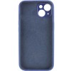 Чехол Silicone Case Full Camera Protective (AA) для Apple iPhone 15 (6.1"), Синий / Deep navy