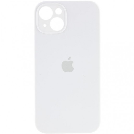 Чохол Silicone Case Full Camera Protective (AA) для Apple iPhone 15 Plus (6.7") Білий / White