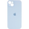Чехол Silicone Case Full Camera Protective (AA) для Apple iPhone 15 Plus (6.7"), Голубой / Sweet Blue