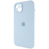 Чехол Silicone Case Full Camera Protective (AA) для Apple iPhone 15 Plus (6.7"), Голубой / Sweet Blue