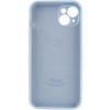 Чехол Silicone Case Full Camera Protective (AA) для Apple iPhone 15 Plus (6.7"), Голубой / Sweet Blue