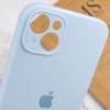 Чехол Silicone Case Full Camera Protective (AA) для Apple iPhone 15 Plus (6.7"), Голубой / Sweet Blue