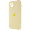 Чехол Silicone Case Full Camera Protective (AA) для Apple iPhone 15 Plus (6.7"), Желтый / Mellow Yellow