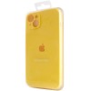 Чохол Silicone Case Full Camera Protective (AA) Apple iPhone 15 Plus (6.7"), Жовтий / Yellow