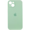 Чехол Silicone Case Full Camera Protective (AA) для Apple iPhone 15 Plus (6.7"), Зеленый / Pistachio
