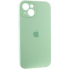 Чехол Silicone Case Full Camera Protective (AA) для Apple iPhone 15 Plus (6.7"), Зеленый / Pistachio