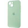 Чехол Silicone Case Full Camera Protective (AA) для Apple iPhone 15 Plus (6.7"), Зеленый / Pistachio
