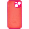 Чехол Silicone Case Full Camera Protective (AA) для Apple iPhone 15 Plus (6.7"), Розовый / Barbie pink