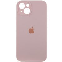 Чехол Silicone Case Full Camera Protective (AA) для Apple iPhone 15 Plus (6.7") Розовый / Chalk Pink
