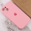 Чехол Silicone Case Full Camera Protective (AA) для Apple iPhone 15 Plus (6.7"), Розовый / Light pink