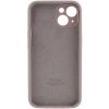 Чохол Silicone Case Full Camera Protective (AA) для Apple iPhone 15 Plus (6.7") Сірий / Lavender