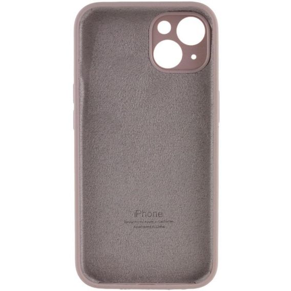 Чохол Silicone Case Full Camera Protective (AA) для Apple iPhone 15 Plus (6.7") Сірий / Lavender