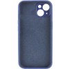 Чохол Silicone Case Full Camera Protective (AA) для Apple iPhone 15 Plus (6.7"), Синій / Deep navy