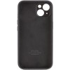 Чохол Silicone Case Full Camera Protective (AA) для Apple iPhone 15 Plus (6.7"), Чорний / Black