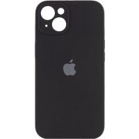 Чохол Silicone Case Full Camera Protective (AA) для Apple iPhone 15 Plus (6.7") Чорний / Black
