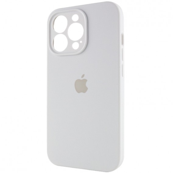 Чохол Silicone Case Full Camera Protective (AA) Apple iPhone 15 Pro (6.1"), Білий / White