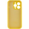 Чехол Silicone Case Full Camera Protective (AA) для Apple iPhone 15 Pro (6.1"), Желтый / Yellow