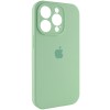 Чехол Silicone Case Full Camera Protective (AA) для Apple iPhone 15 Pro (6.1"), Зеленый / Pistachio