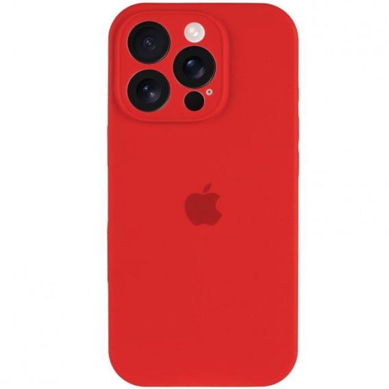 Чехол для iPhone 15 Pro Silicone Case Full Protective (Red)