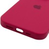 Чехол для iPhone 15 Pro Silicone Case Full Protective (Rose Red)