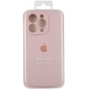Чехол Silicone Case Full Camera Protective (AA) для Apple iPhone 15 Pro (6.1"), Розовый / Chalk Pink