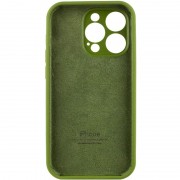 Чохол Silicone Case Full Camera Protective (AA) для Apple iPhone 15 Pro Max (6.7"), Зелений / Dark Olive