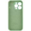 Чохол Silicone Case Full Camera Protective (AA) для Apple iPhone 15 Pro Max (6.7"), Зелений / Pistachio