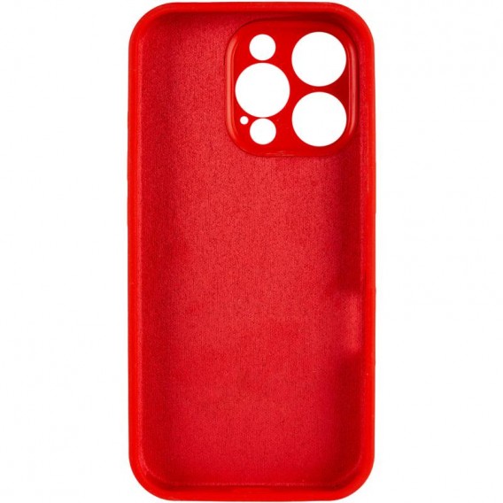 Чохол для iPhone 15 Pro Max Silicone Case Full Protective (Red)
