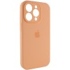 Чехол Silicone Case Full Camera Protective (AA) для Apple iPhone 15 Pro Max (6.7"), Оранжевый / Cantaloupe