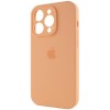 Чехол Silicone Case Full Camera Protective (AA) для Apple iPhone 15 Pro Max (6.7"), Оранжевый / Cantaloupe
