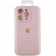 Чохол Silicone Case Full Camera Protective (AA) Apple iPhone 15 Pro Max (6.7"), Рожевий / Chalk Pink