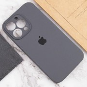Чехол Silicone Case Full Camera Protective (AA) для Apple iPhone 15 Pro Max (6.7"), Серый / Dark Gray