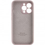 Чехол Silicone Case Full Camera Protective (AA) для Apple iPhone 15 Pro Max (6.7"), Серый / Lavender