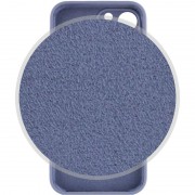 Чехол Silicone Case Full Camera Protective (AA) для Apple iPhone 15 Pro Max (6.7"), Серый / Lavender Gray