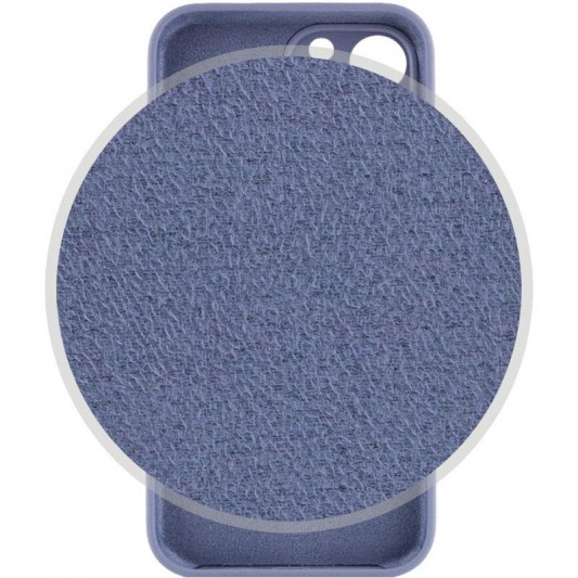 Чехол Silicone Case Full Camera Protective (AA) для Apple iPhone 15 Pro Max (6.7") Серый / Lavender Gray - изображение 2