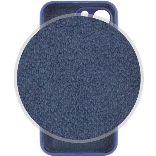 Чехол Silicone Case Full Camera Protective (AA) для Apple iPhone 15 Pro Max (6.7") Синий / Deep navy - изображение 2