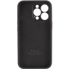 Чохол Silicone Case Full Camera Protective (AA) Apple iPhone 15 Pro Max (6.7"), Чорний / Black