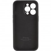 Чохол Silicone Case Full Camera Protective (AA) Apple iPhone 15 Pro Max (6.7"), Чорний / Black