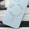 Чохол TPU+Glass Sapphire Midnight with MagSafe для Apple iPhone 15 Plus (6.7"), Синій / Blue