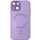Чохол TPU+Glass Sapphire Midnight with MagSafe для Apple iPhone 15 Plus (6.7") Бузковий / Lilac